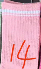 Women's Cotton Socks with Multi-color Stripes-PUT-189