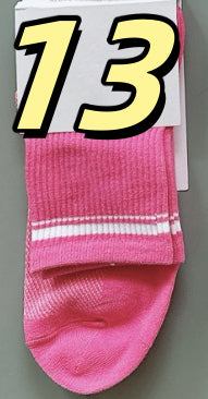 Women's Cotton Socks with Multi-color Stripes-PUT-189