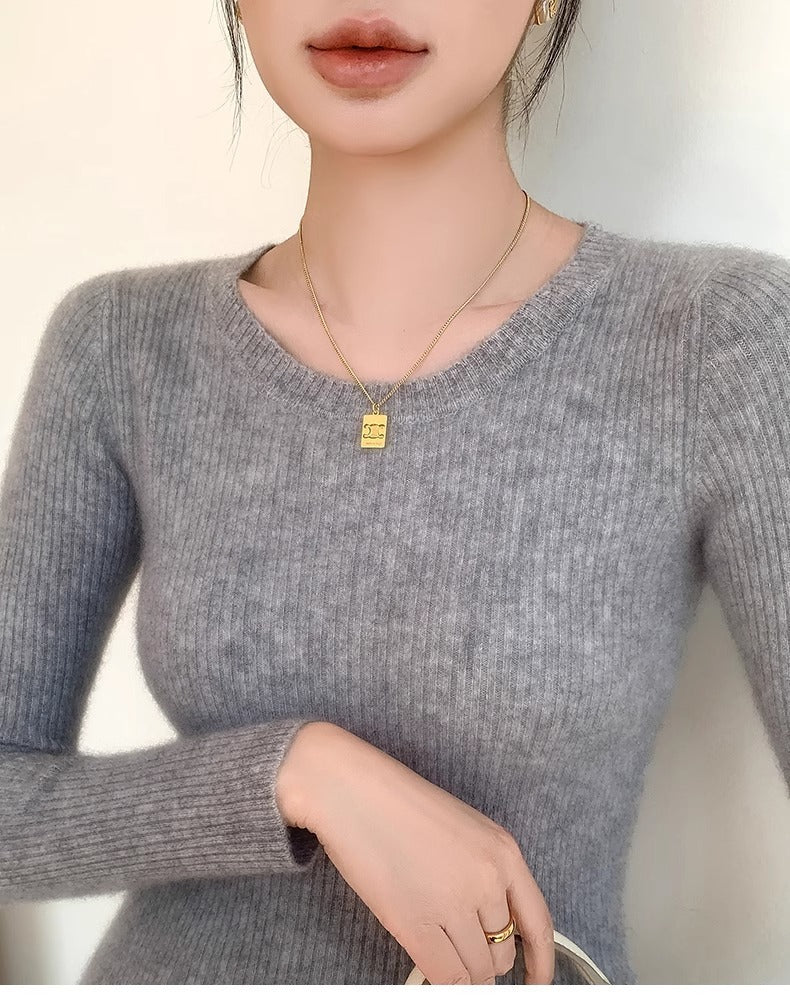 Women's Winter High-end Crew Neck Sweater