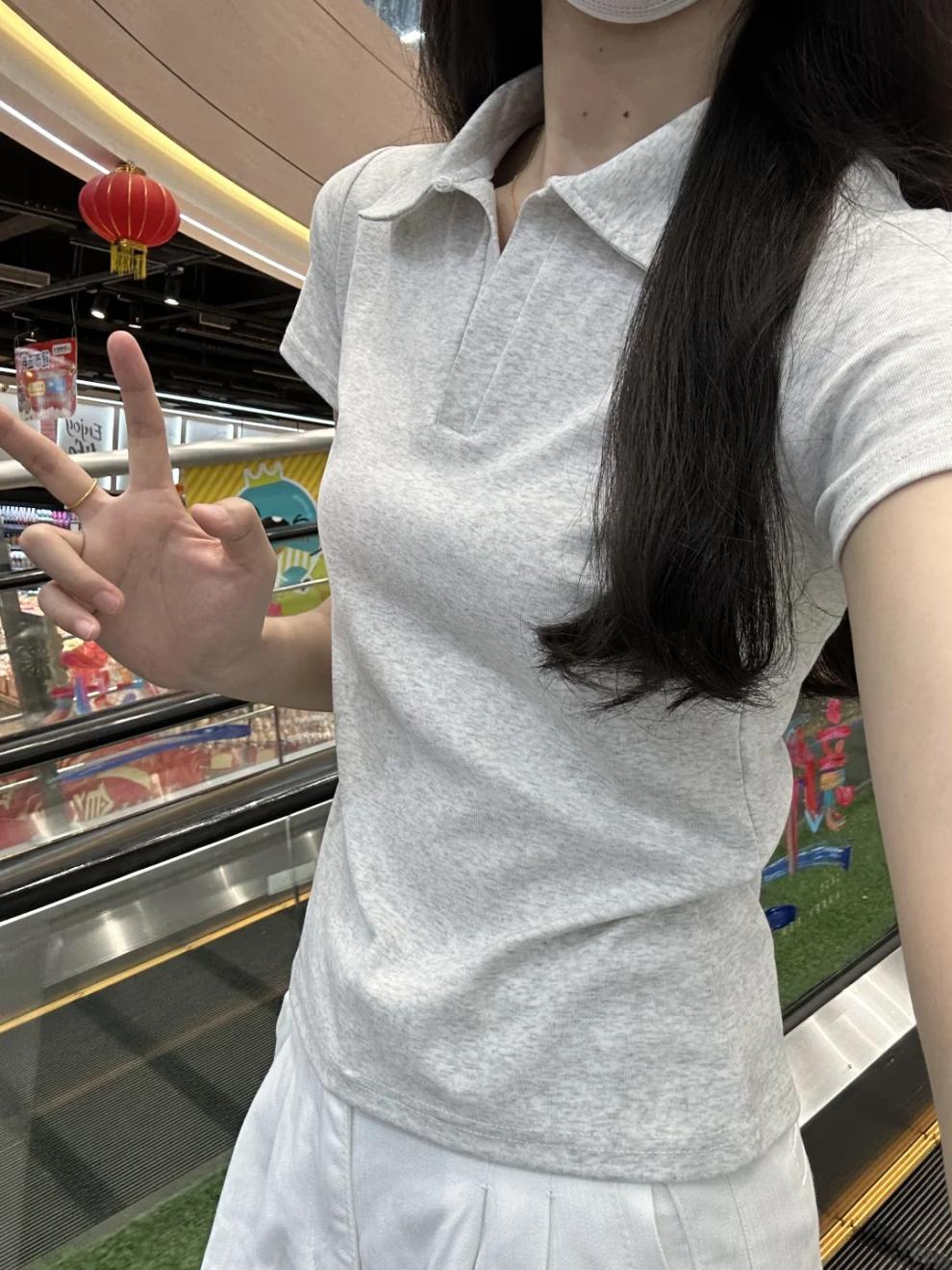 ABNW021 Gray Loose Tee