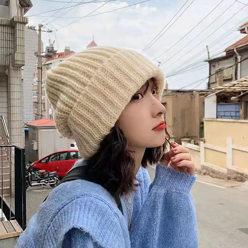 Women's Knitted Hat Warm Pile Hat