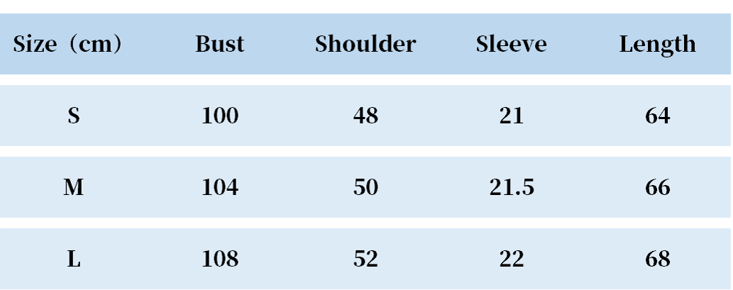 Women's Blue Short-sleeved T-shirt
