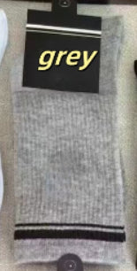 Women's Cotton Socks with Multi-color Stripes-PUT-189