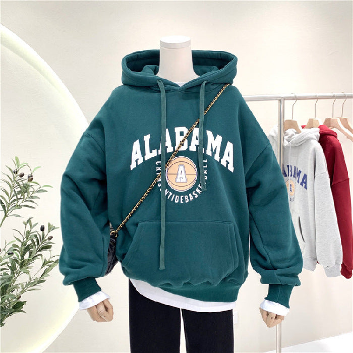 ABNW1162 Loose Hoodie Sweatshirt