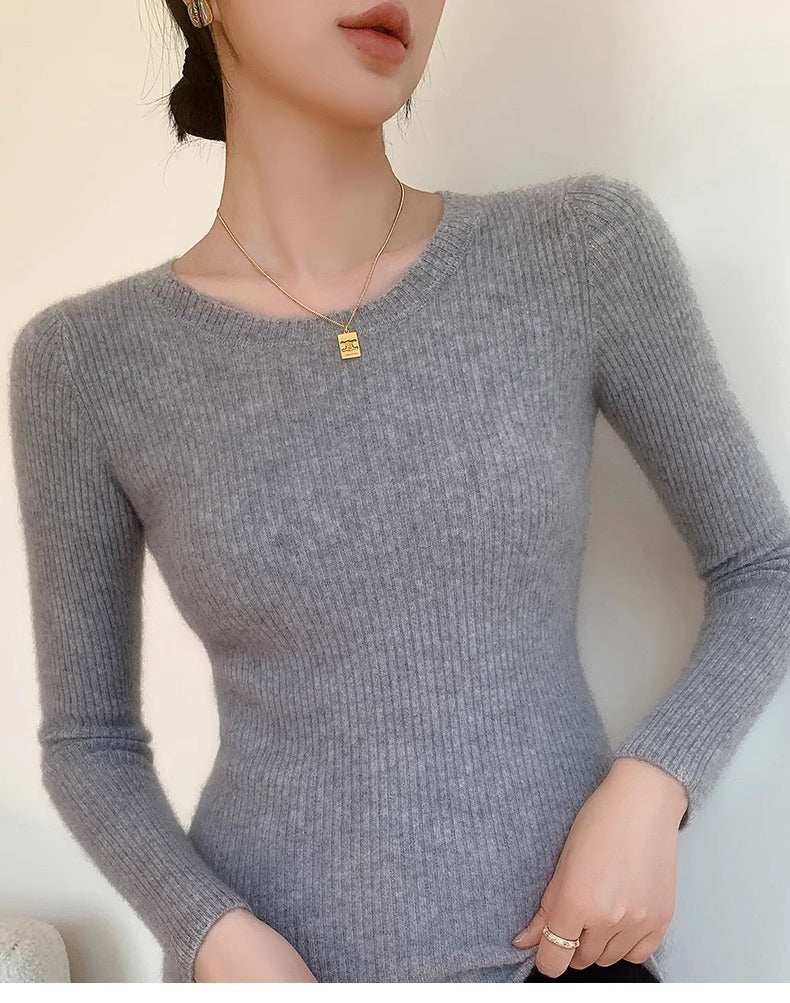 Women's Winter High-end Crew Neck Sweater