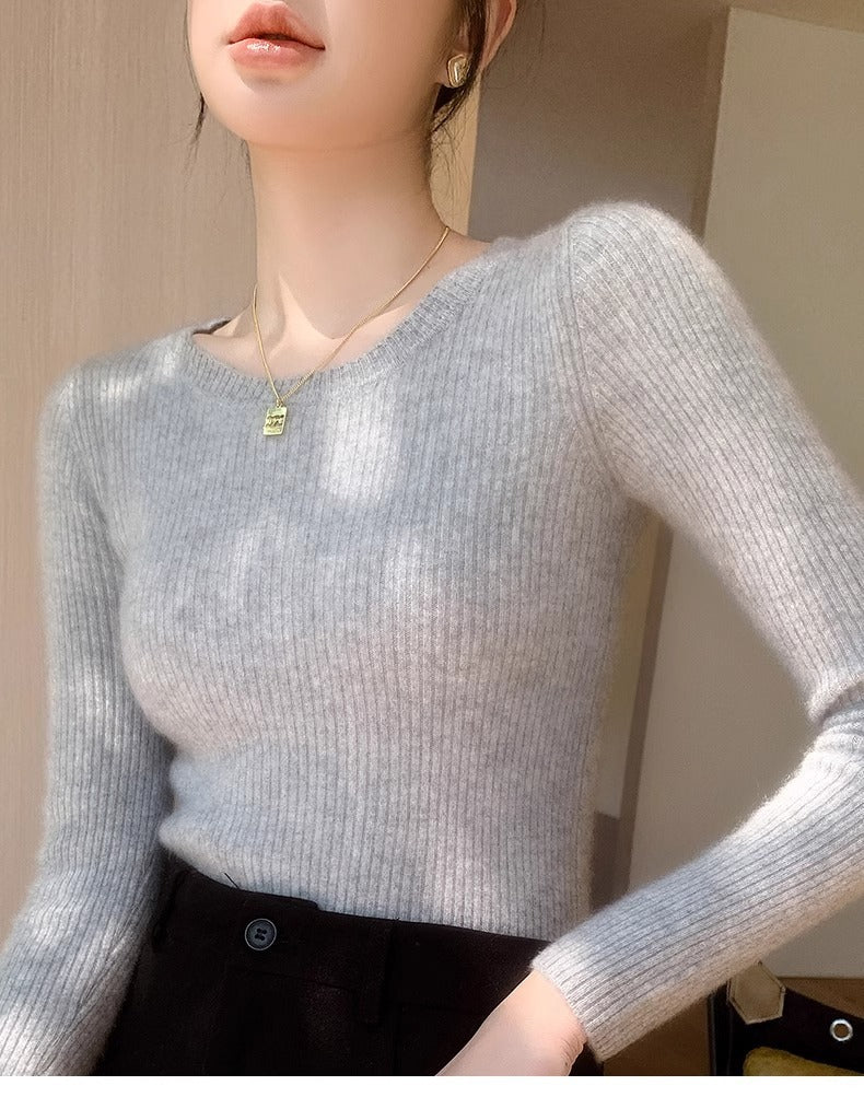 Women's Winter High-end Crew Neck Sweater