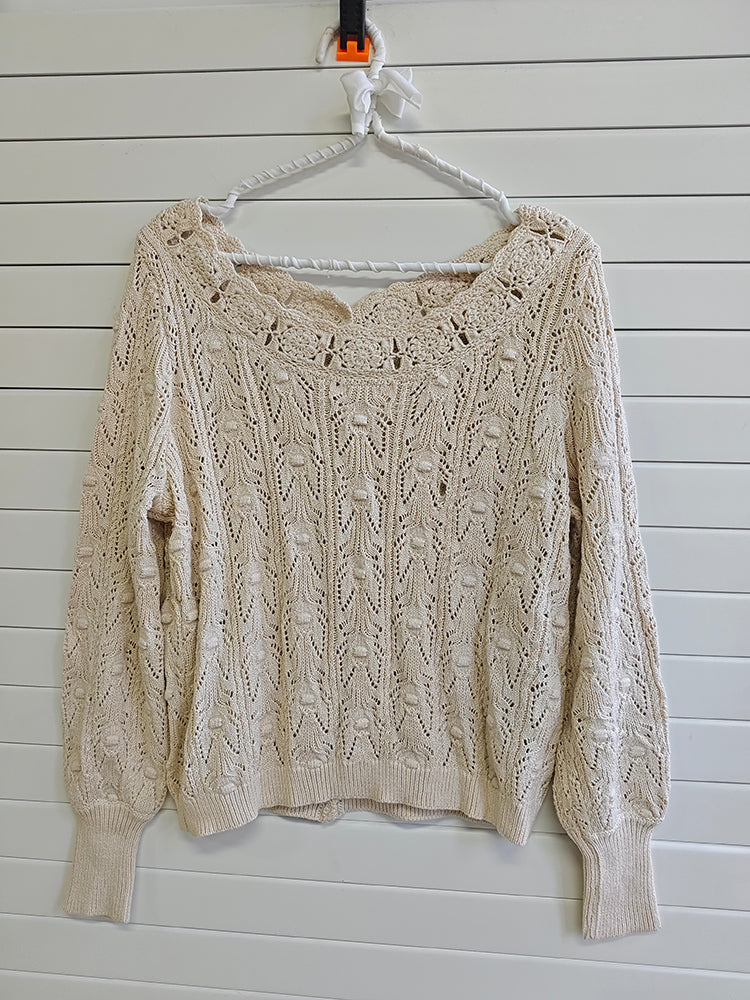 SHA-Beige sweater