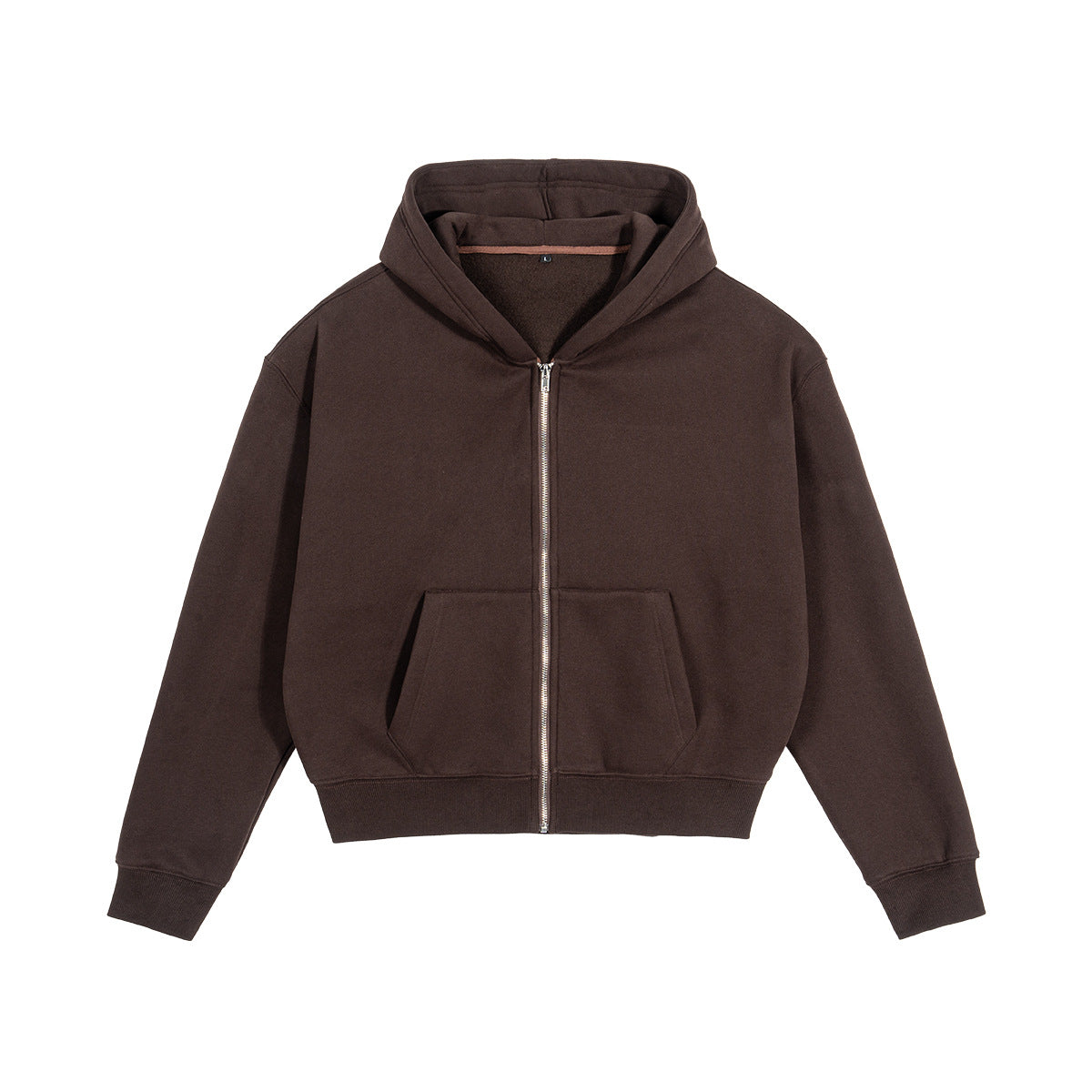 Black Cotton Loose Sweatshirt