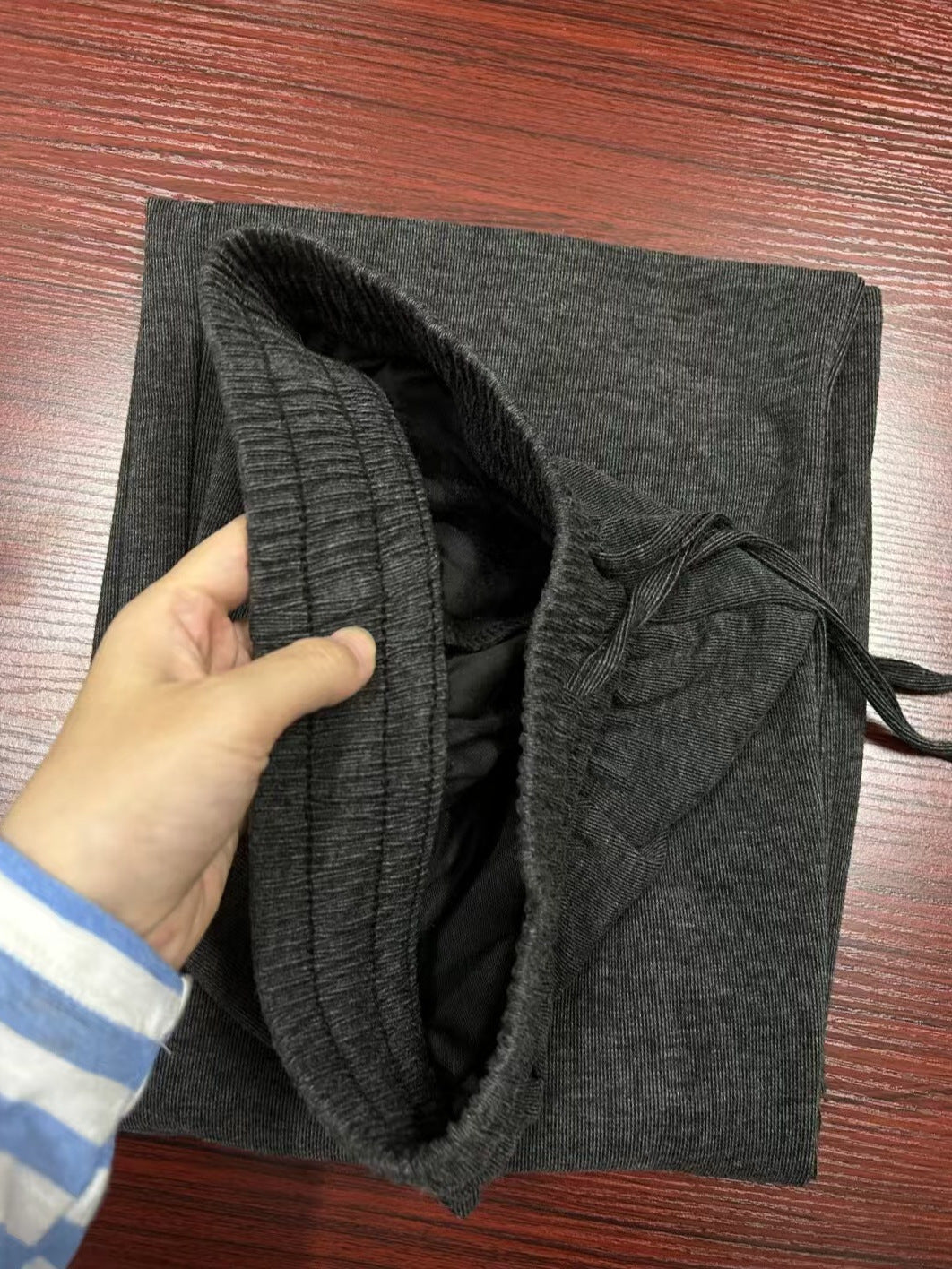 Autumn and Winter Knitted Cloud Glutinous Rice Pants-MO155