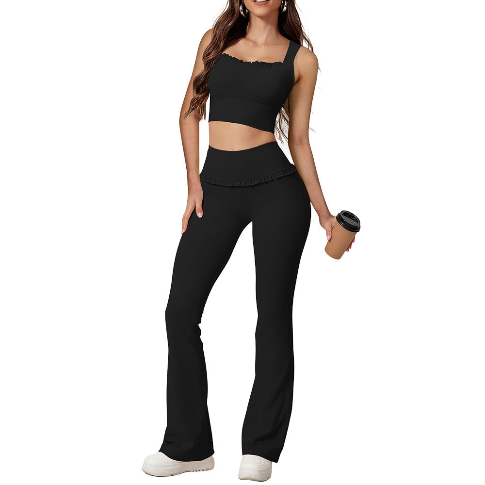 20247634 black yoga set