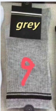 Women's Cotton Socks with Multi-color Stripes-PUT-189