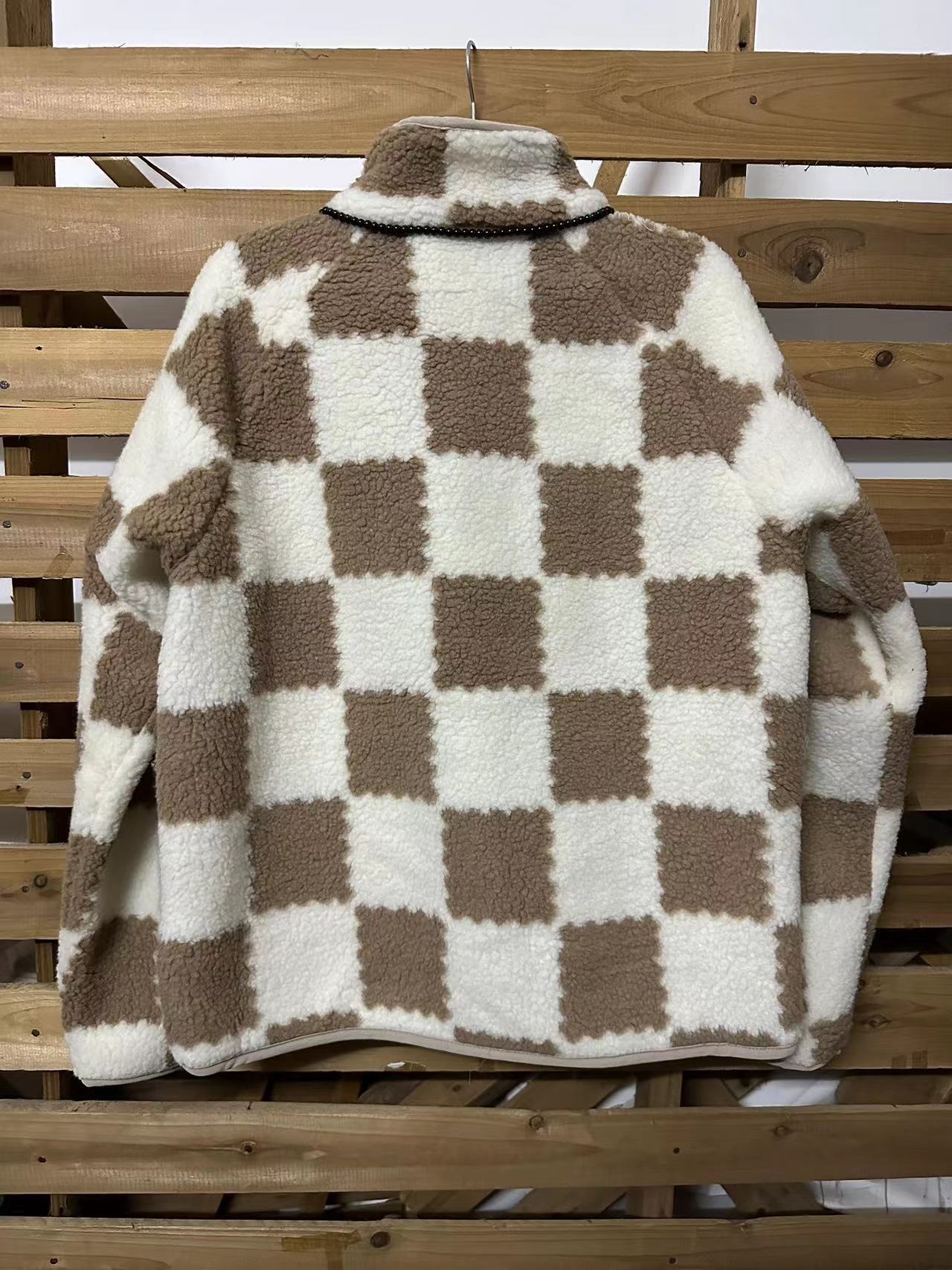 Women's Plaid Cardigan Sweatshirt