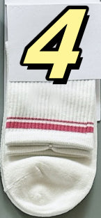 Women's Cotton Socks with Multi-color Stripes-PUT-189