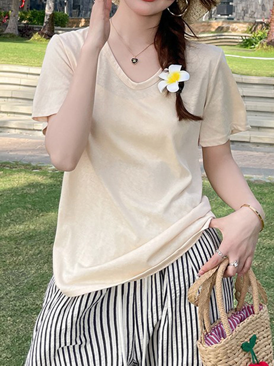 JC11AP Cotton Loose Tee