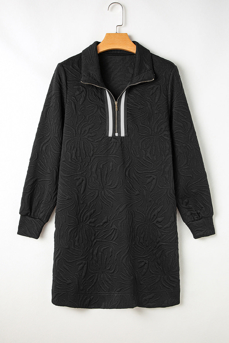 Colorblock Long Sleeve Dress