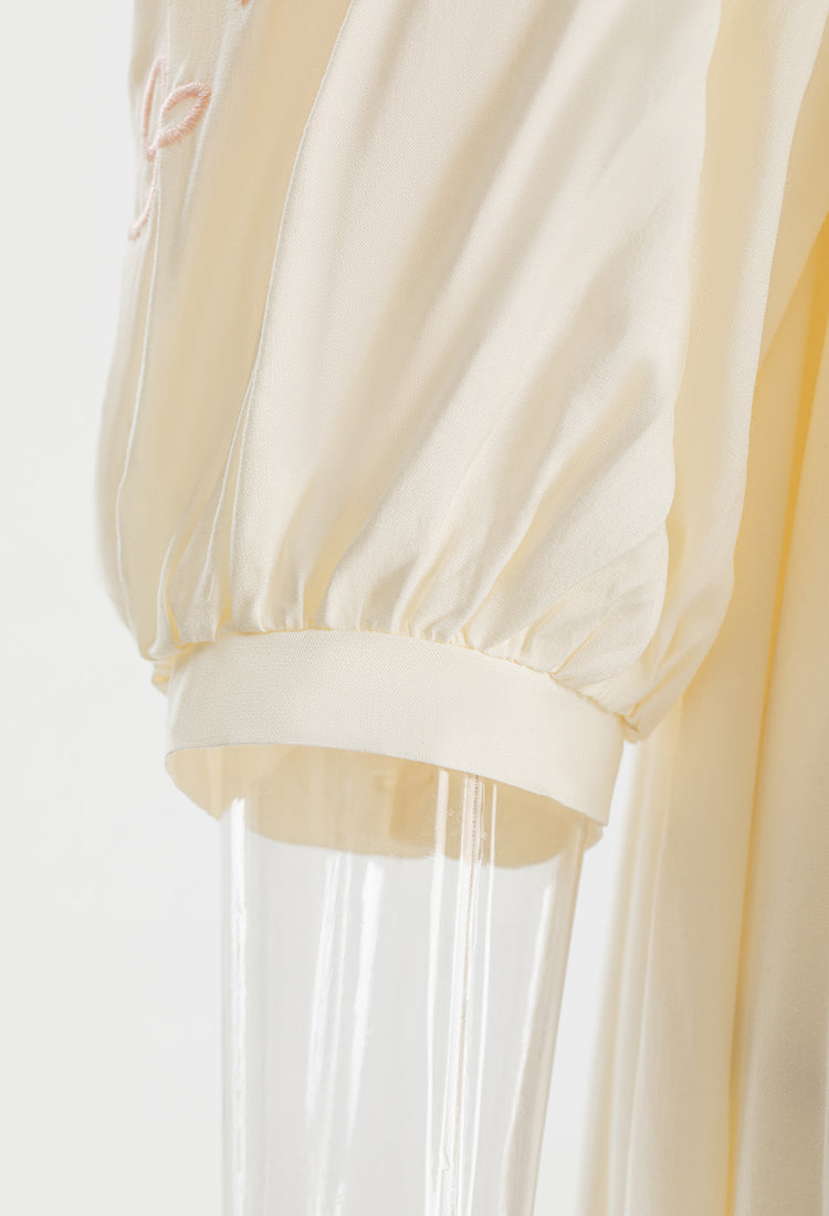 Bohemian Vacation Beach Dresses Women Vintage Embroidered Dress 6202##