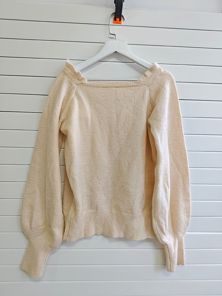 SHA-Square Neck Sweater