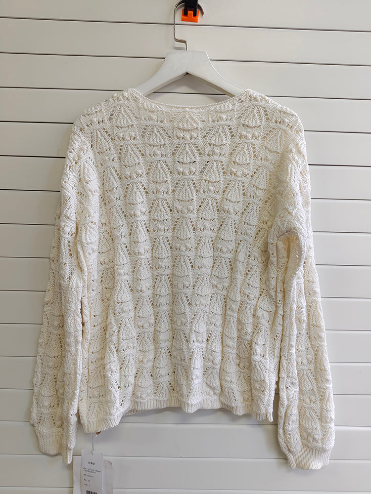 SHA-White Cardigan