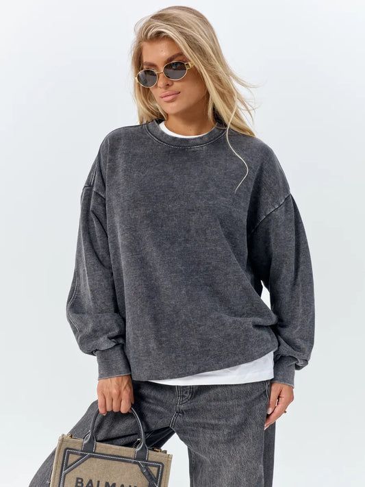 ABS2453BK Loose Sweatshirt