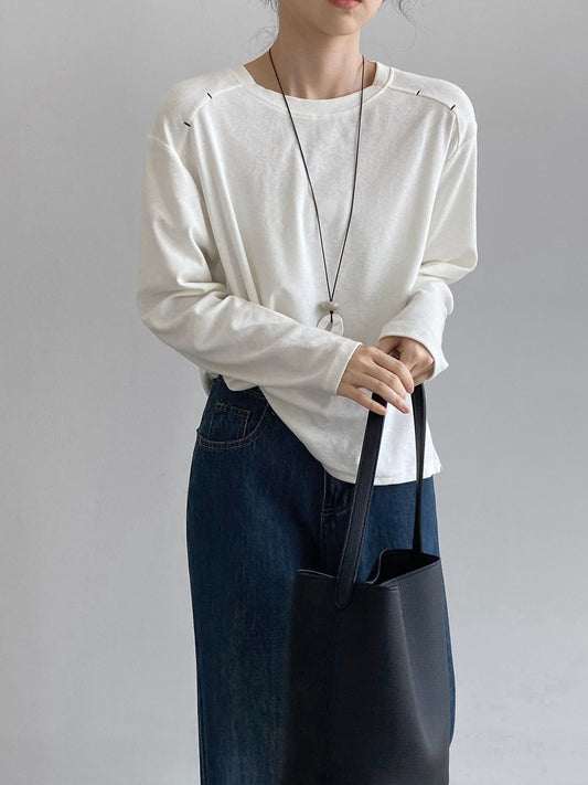 DH-ZV-6 Cotton White T-Shirt