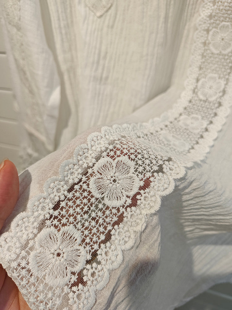 SHA-2026 women lace shirt