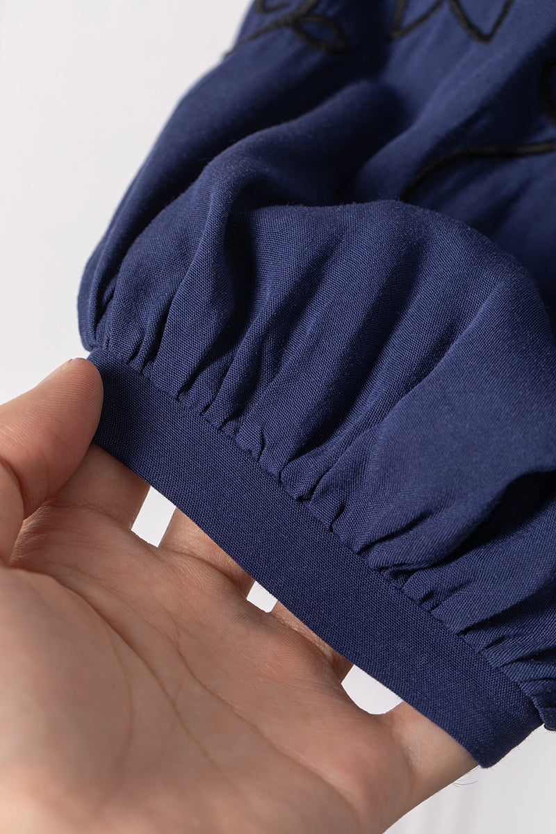 Bohemian Vacation Beach Dresses Women Vintage Embroidered Dress 6202##