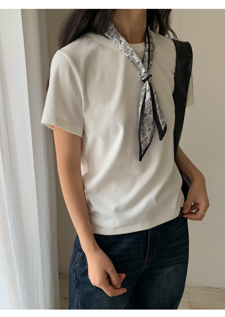 SAD2515WT Loose White Tee