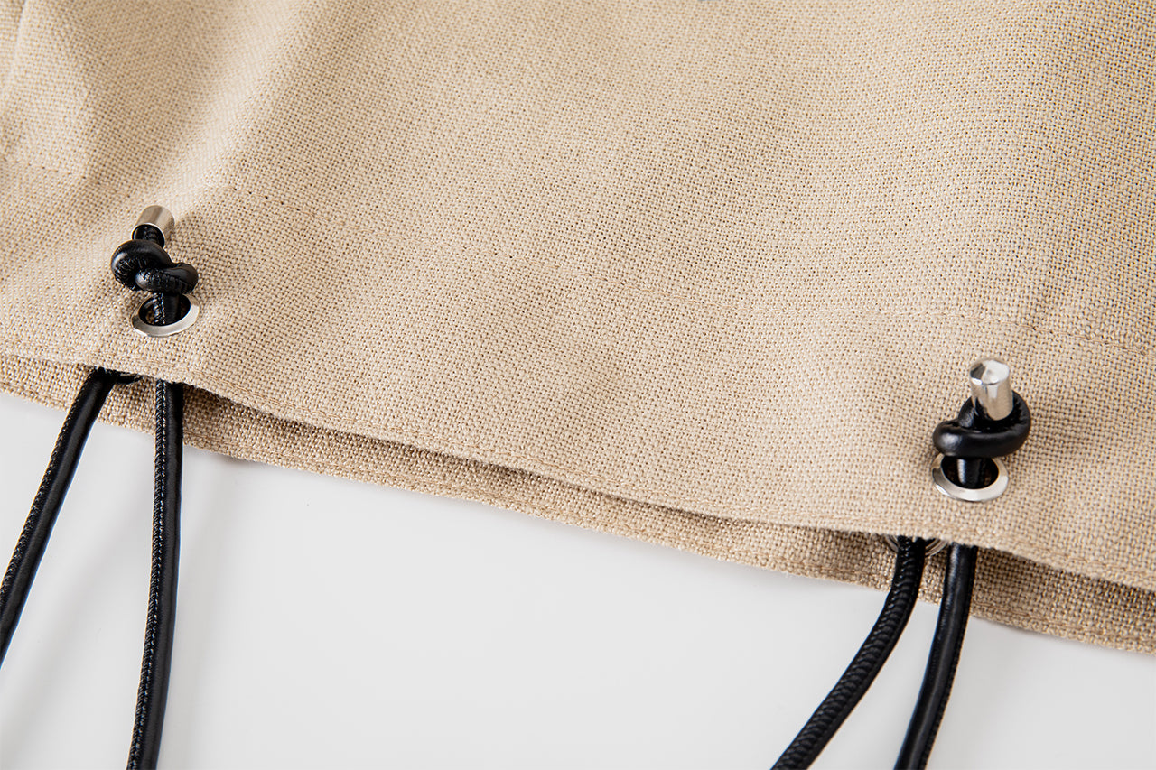 Large Capacity Tote Bag Holiday Cotton and Linen Canvas Bag