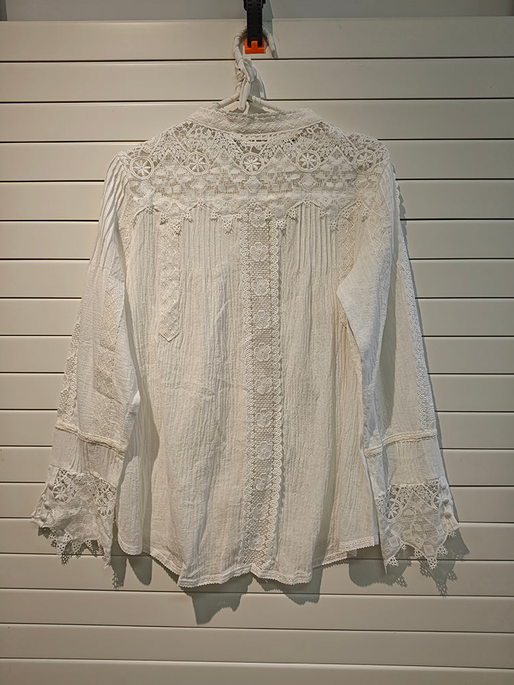 SHA-2026 women lace shirt