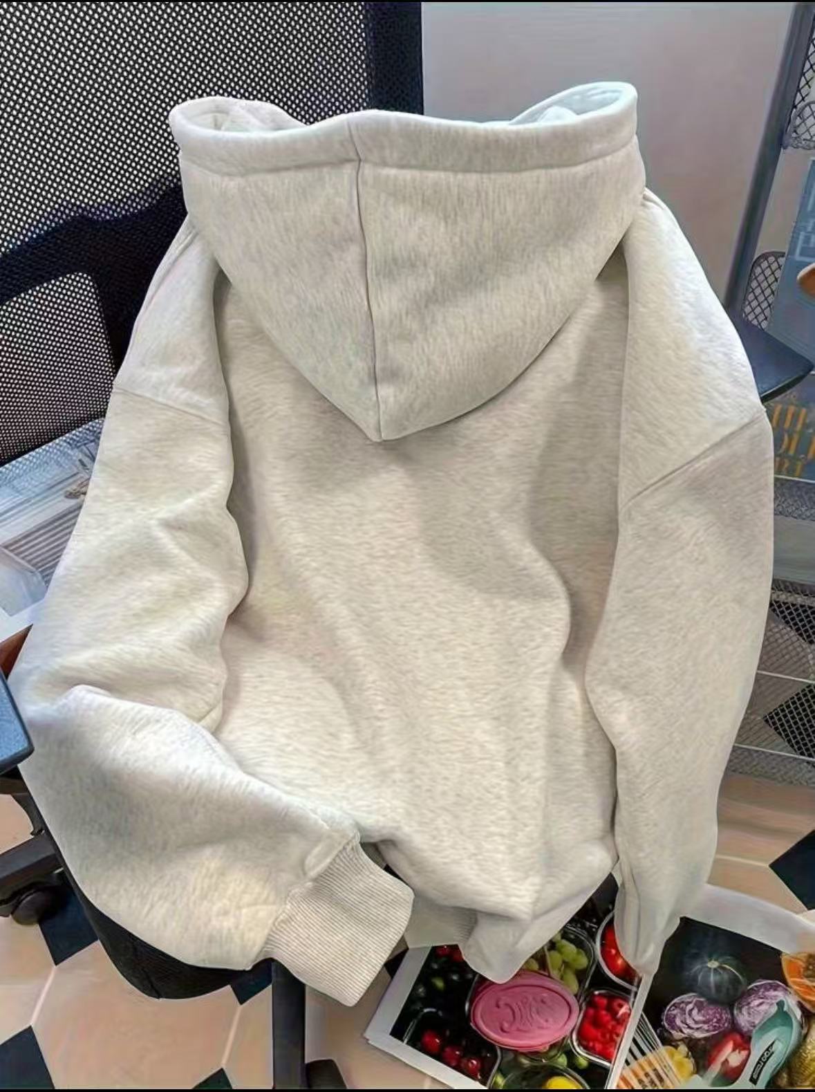 ABS02401GY Oversized Sweatshirt