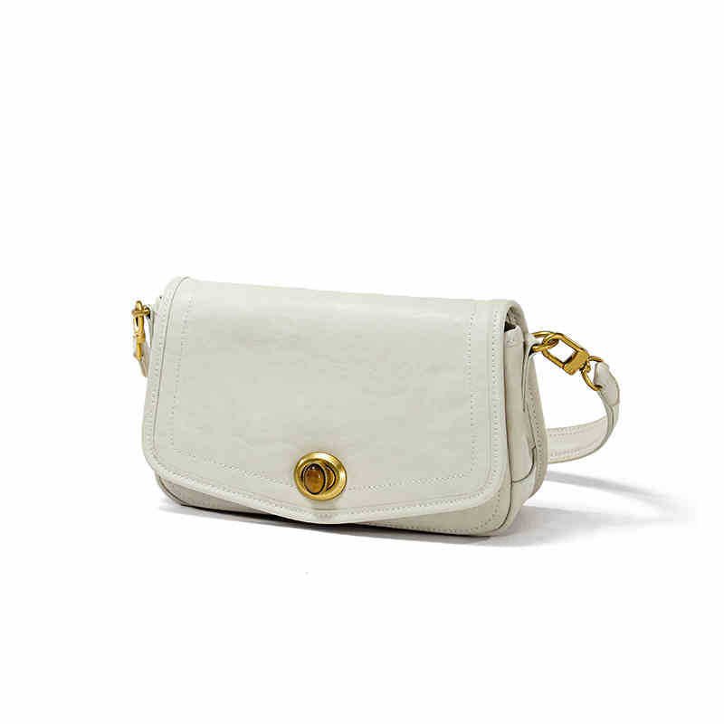 ISAB25925 Beige White Bag