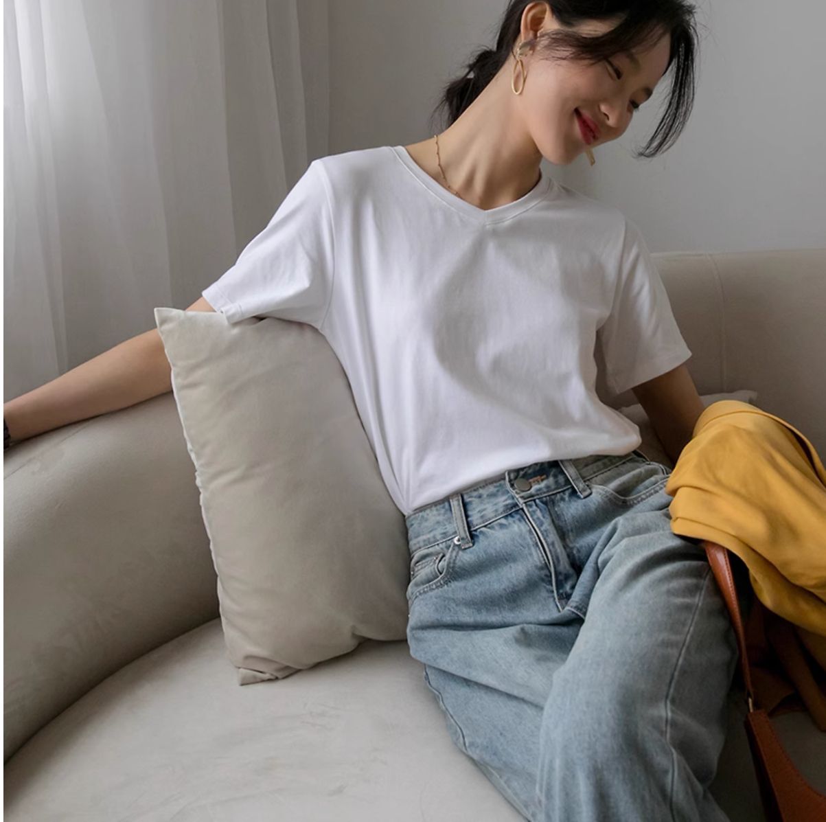 【Clearance】Summer Short-sleeved T-shirt Casual Pullover-FP80057WT