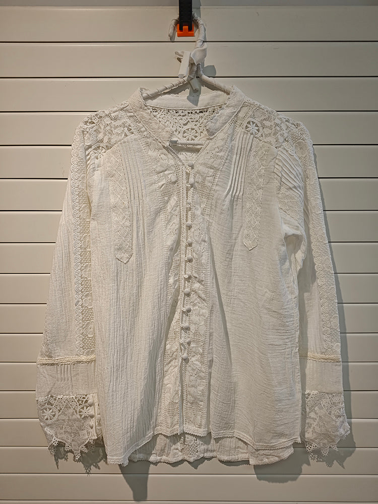 SHA-2026 women lace shirt