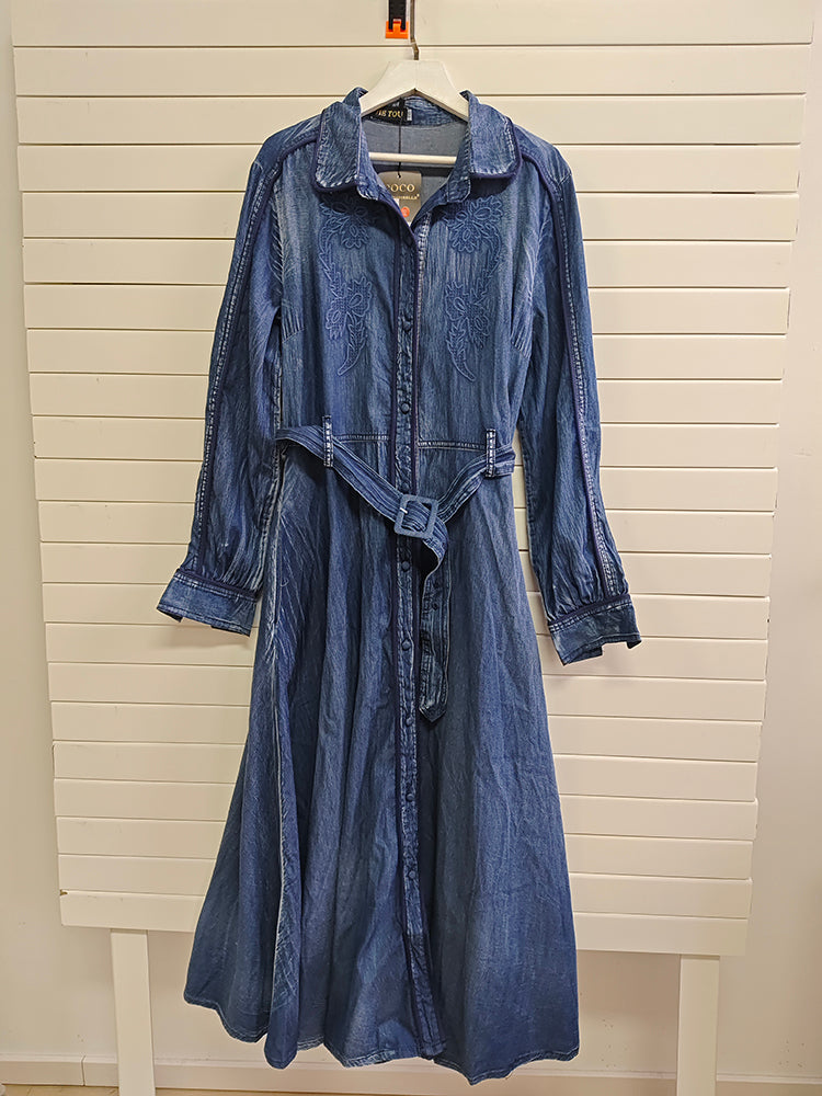 SHA-2026 Denim Dress