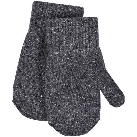 Dark Gray High Stretch Wool Women's Gloves-ABT26BK