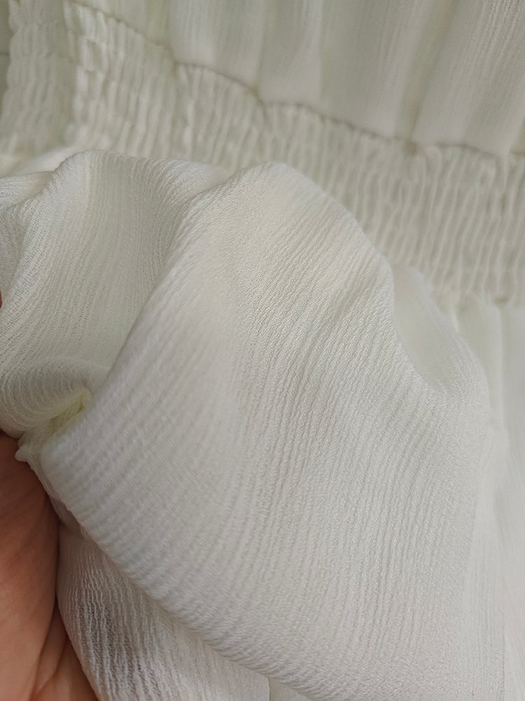 SHA-White Midi Dress