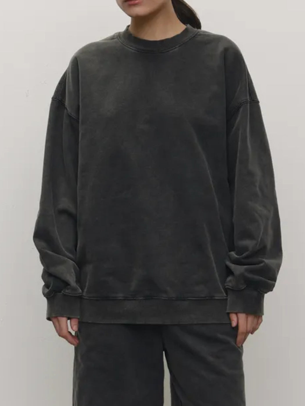 ABS2506BK Vintage Loose Sweatshirt