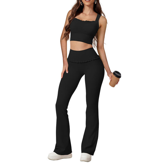 20247634 black yoga set