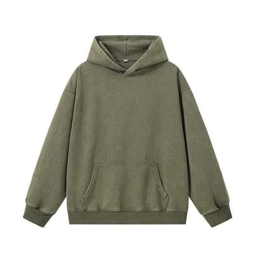 ABS2405GN Loose Washed Green Hoodies