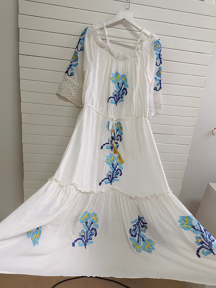 SHA-2026 Embroidered dress