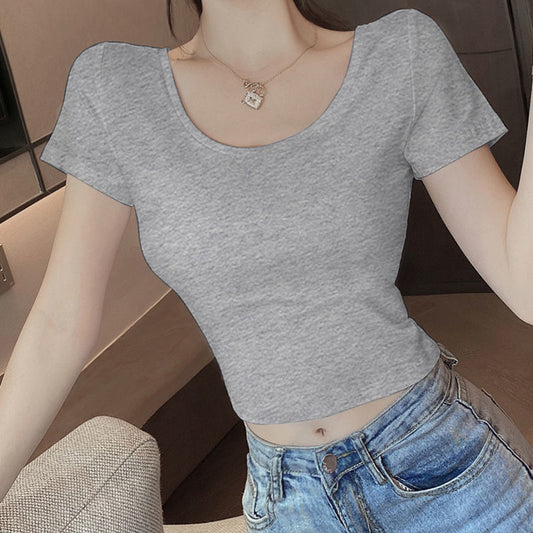 ABNW047 Casual Letter Print T-Shirt