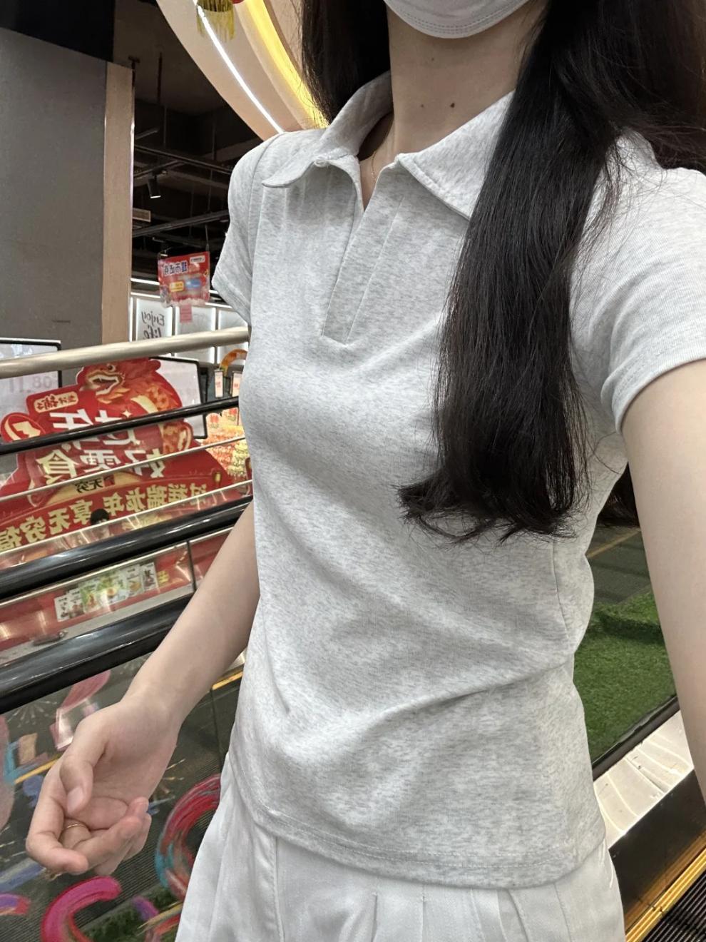 ABNW021 Gray Loose Tee