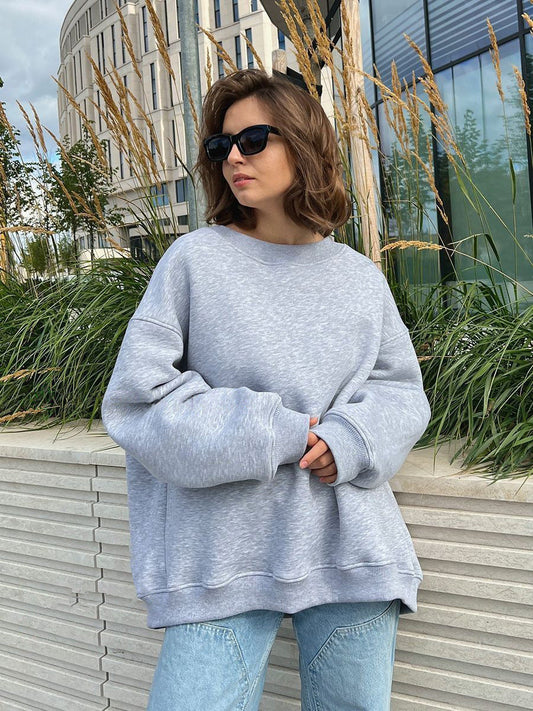 AB2424s Gray Oversized Sweatshirt