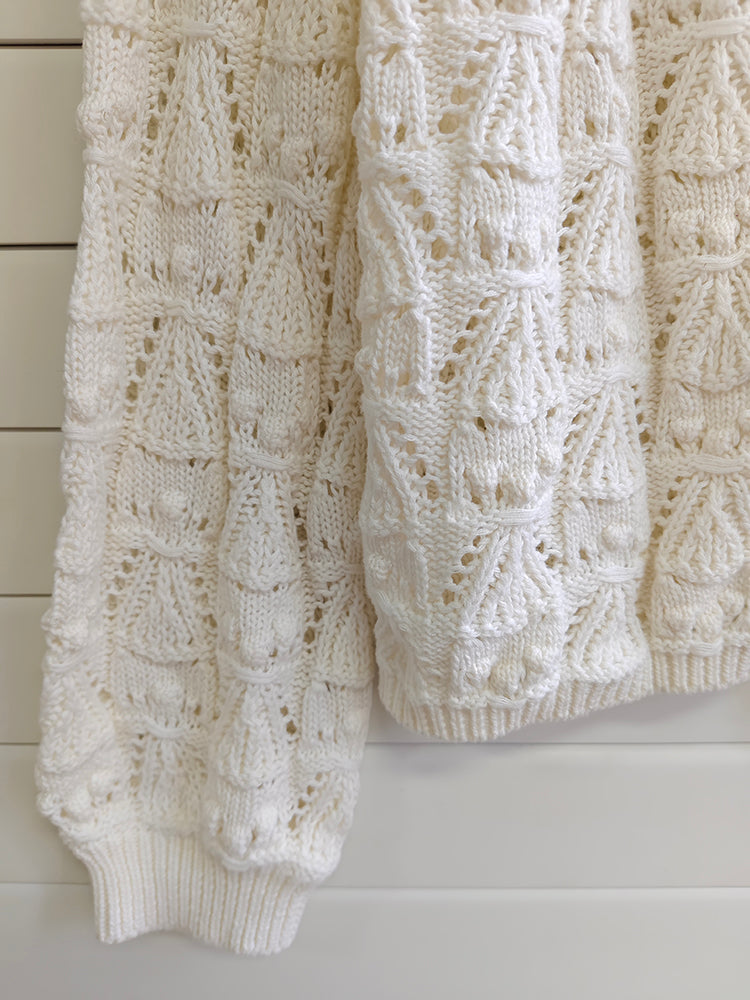 SHA-White Cardigan