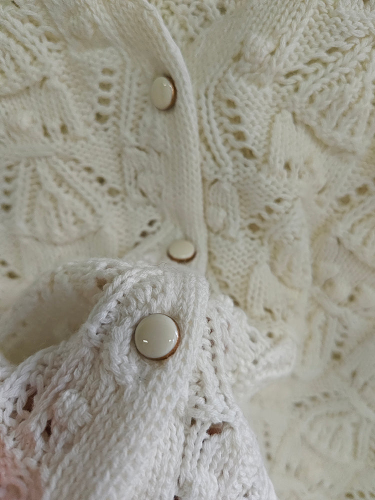 SHA-White Cardigan