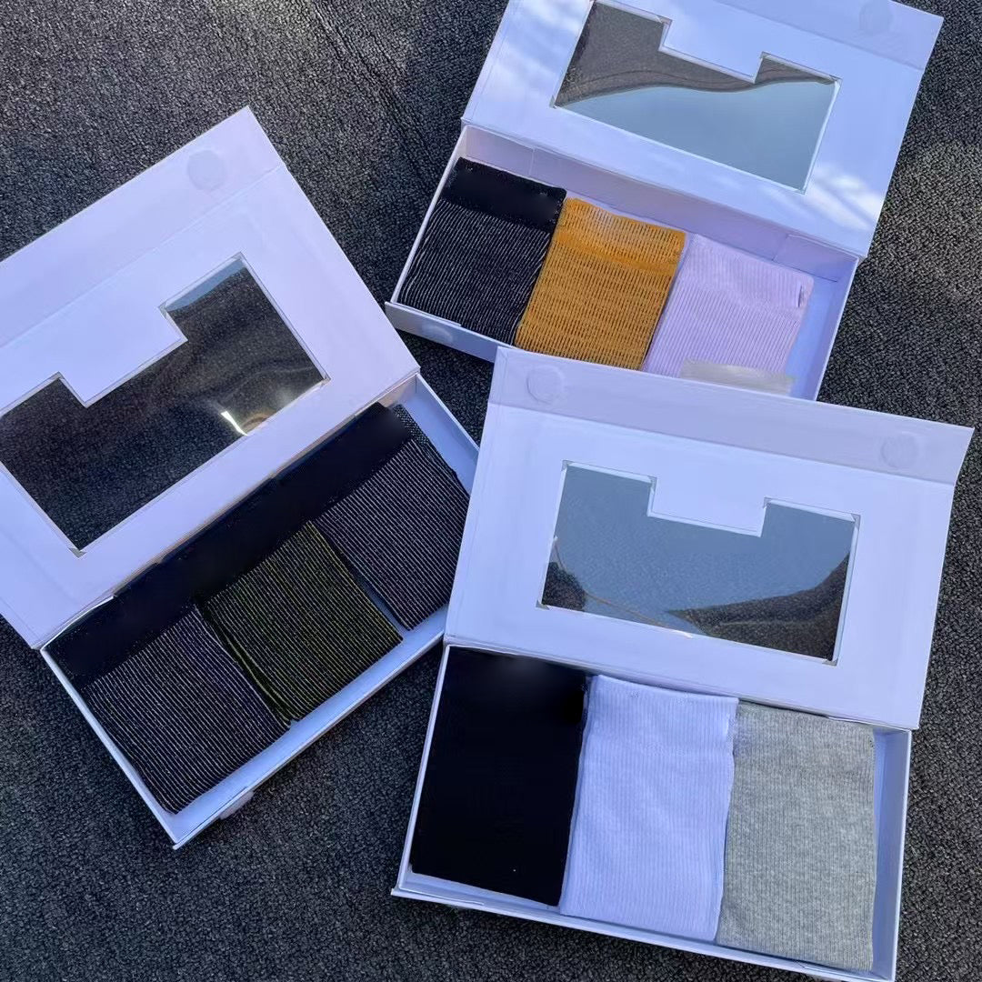 Boxed Yoga Socks for Women 3 Pairs-PUT-190