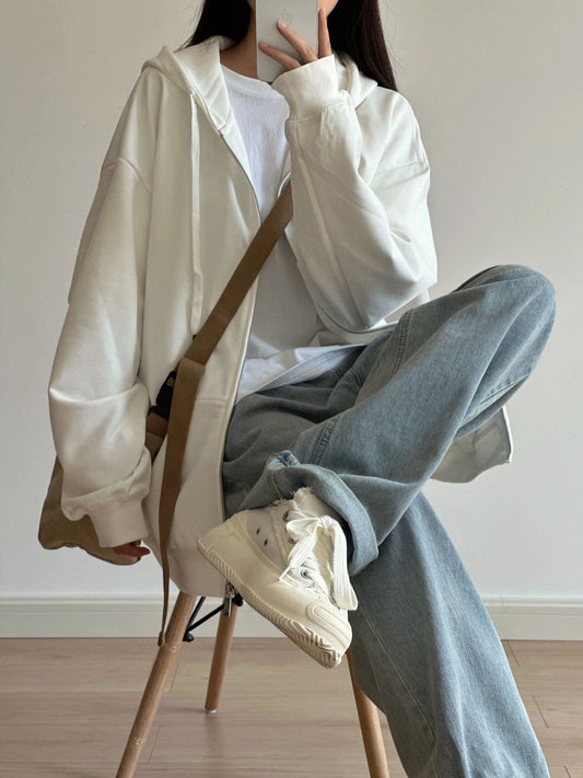 ABS2442WT Loose Sweatshirt