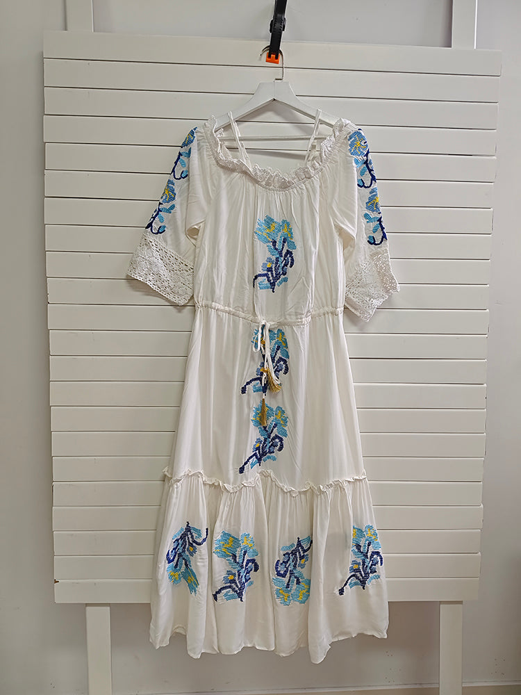 SHA-2026 Embroidered dress
