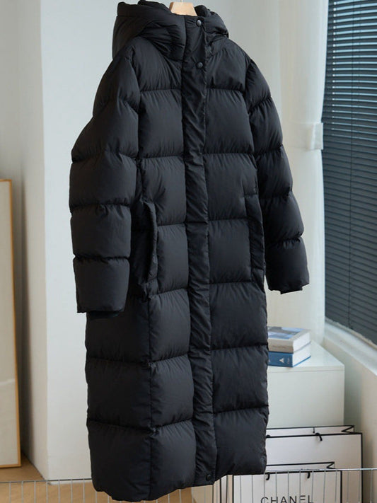 5Pcs Women Long Down Coat