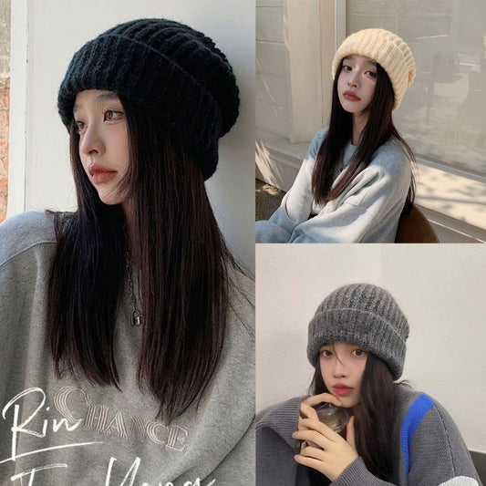 Women's Knitted Hat Warm Pile Hat